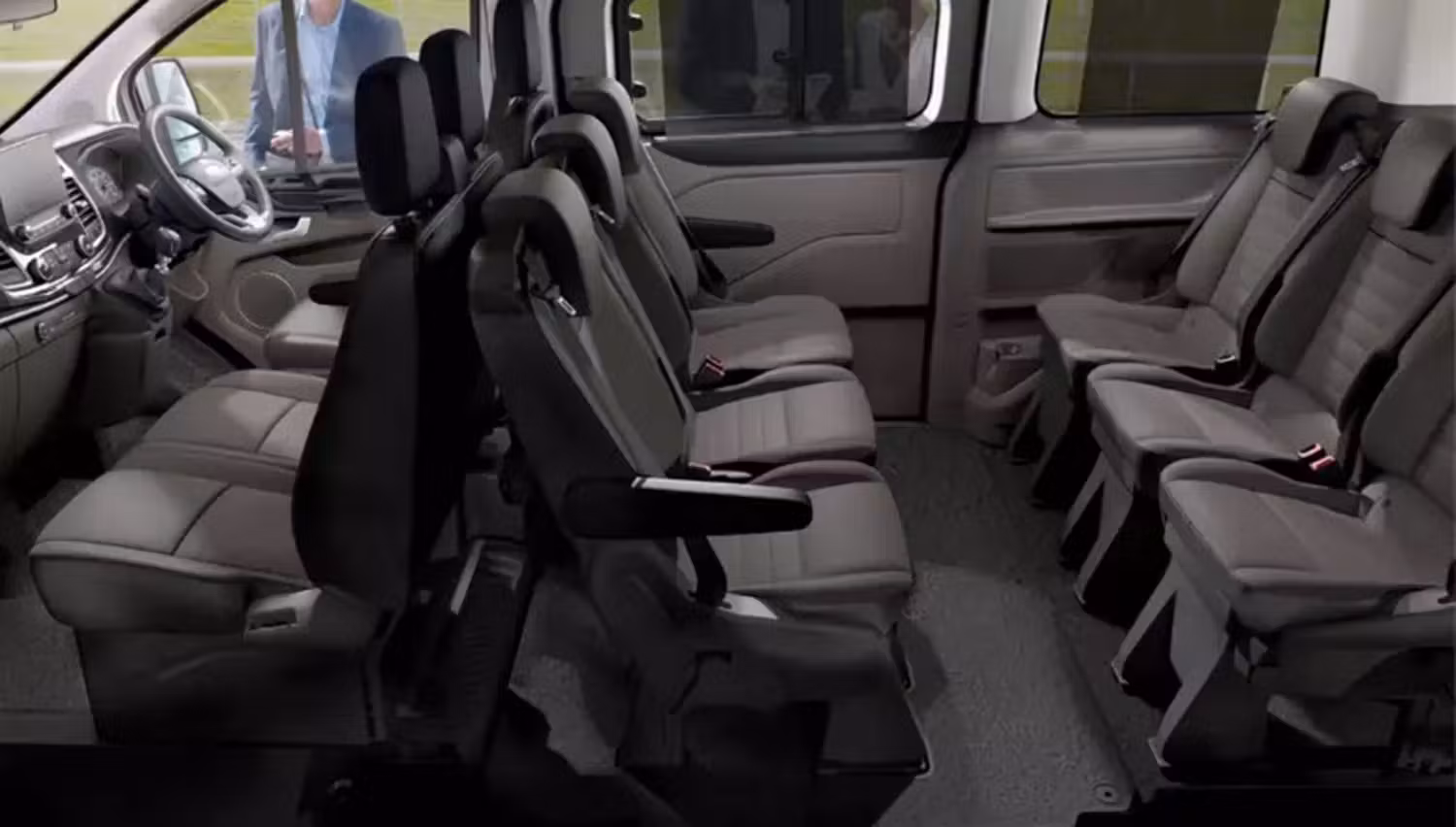 Ford Tourneo Custom – układ siedzeń (miejsce na zdjęcie)